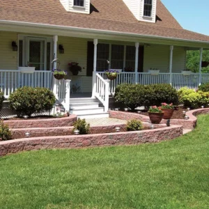 Serafina Wall by Nicolock in Fire Island Color