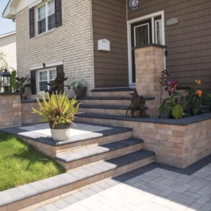 Nicolock Verona Wall in Chesapeake Color